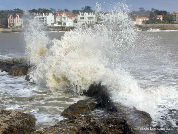 Saint-Palais-sur-Mer, tempête de printemps