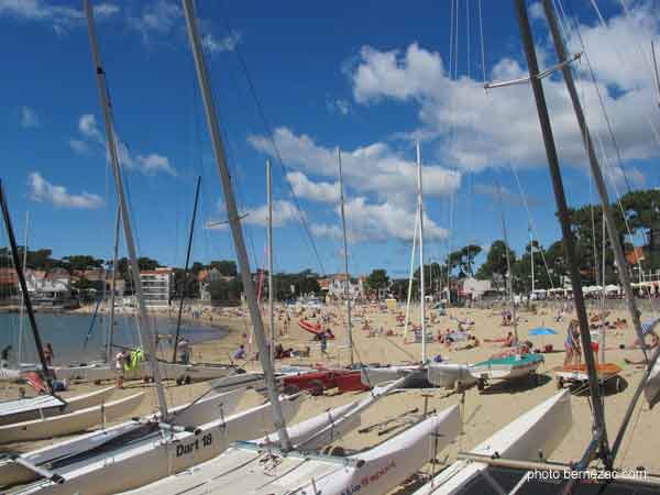 saint-palais-sur-mer, plage et ciel charentais