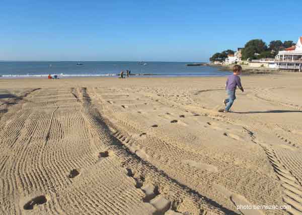 saint-palais-sur-mer, plage propre