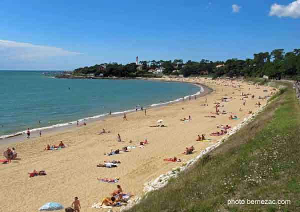 saint-palais-sur-mer, la plage du Platin