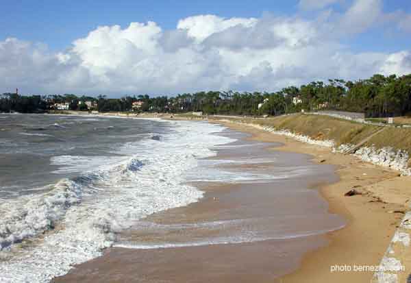 saint-palais-sur-mer, mer forte au Platin