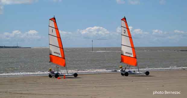 Saint-Georges-de-Didonne, les chars à voile