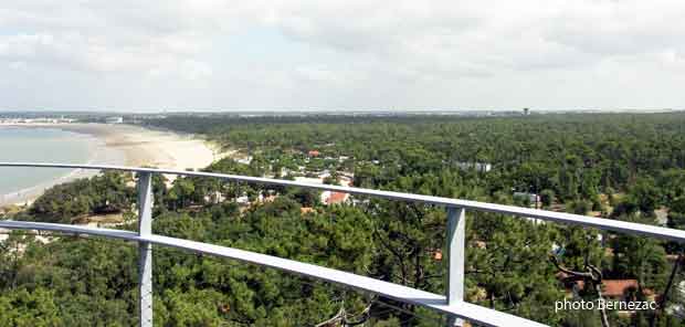 Saint-Georges-de-Didonne, vue sur la forêt de Suzac