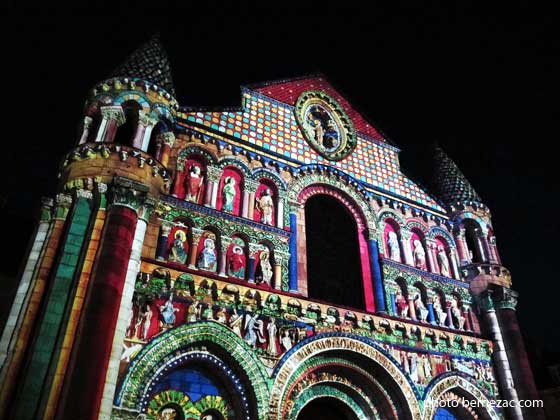 Poitiers, Notre-Dame-la-Grande, les couleurs des Polychromies