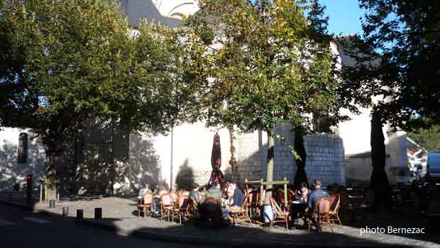 poitiers, quartier Notre-Dame, terrasses