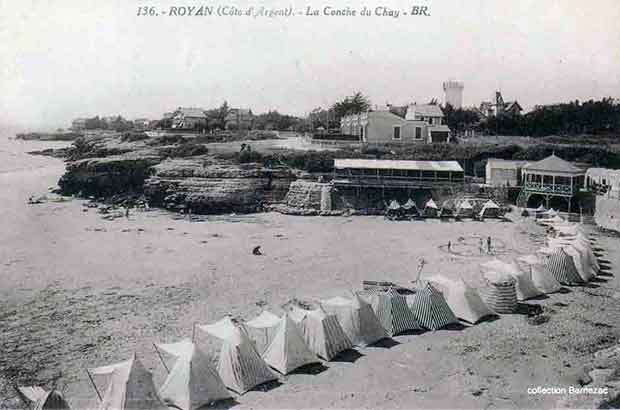 Royan carte postale ancienne, lla conche du Chay