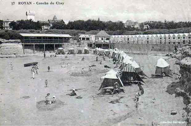 Royan carte postale ancienne, lla conche du Chay