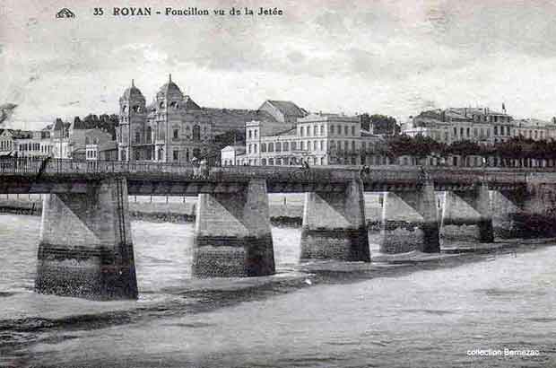 Royan carte postale ancienne, Foncillon et lajetée