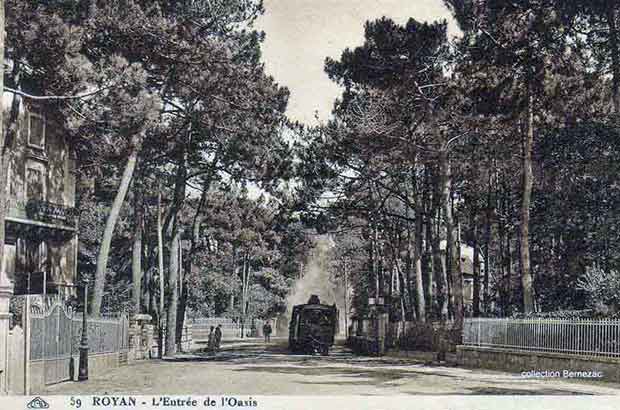 Royan carte postale ancienne, l'oasis