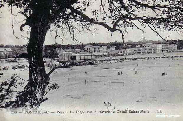 Royan Pontaillac carte postale ancienne