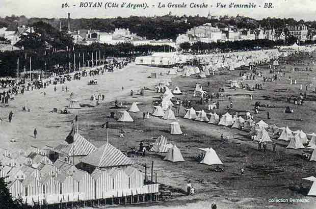 1927 - Royan - La Grande Conche - Vue d'ensemble