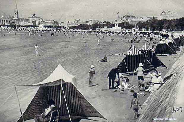 Royan carte postale ancienne, la grande conche