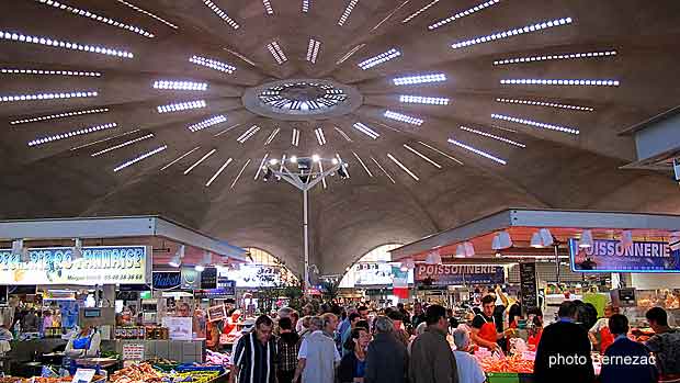 Royan marché central vue intérieure