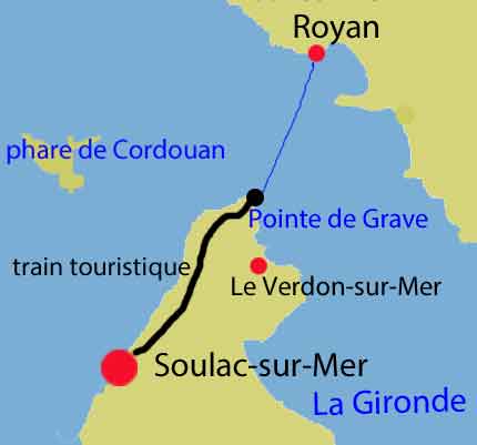 carte de la pointe de grave